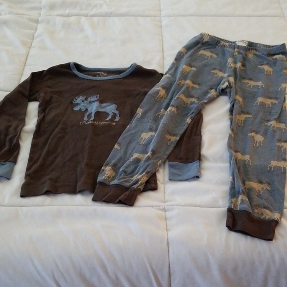 Hatley I moose be dreaming pj set - Picture 2 of 6